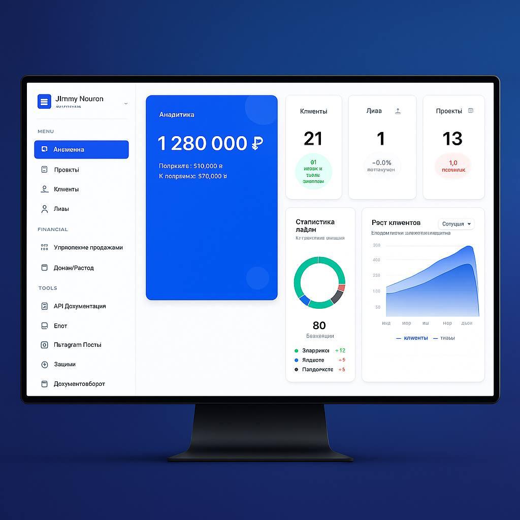 Единая ERP-платформа: дашборды и модули